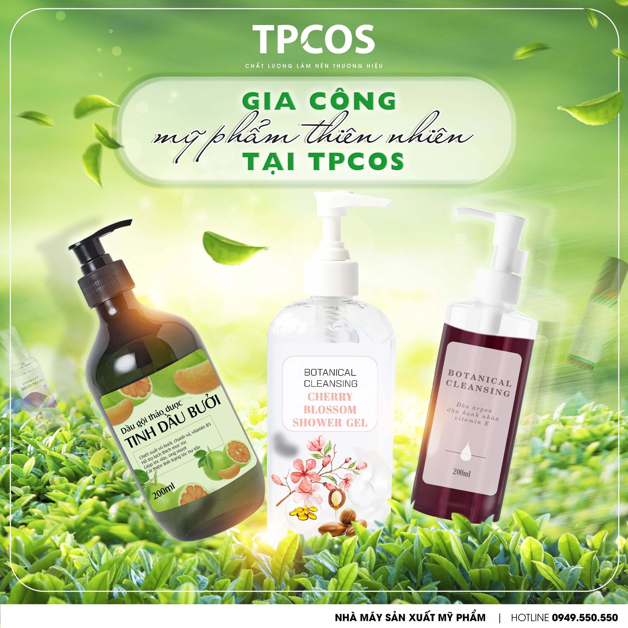 Gia Công Mỹ Phẩm Thiên Nhiên – Nhận Gia Công Mỹ Phẩm Trọn Gói Giá Rẻ TPHCM